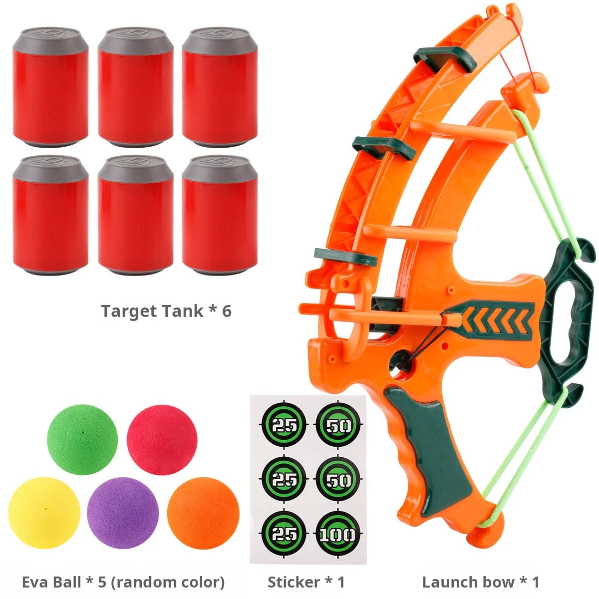 Montessori Educational Sport Game Set - Children's Outdoor Slingshot Target Practice with Sticky Ball Dartboard Basketball Board