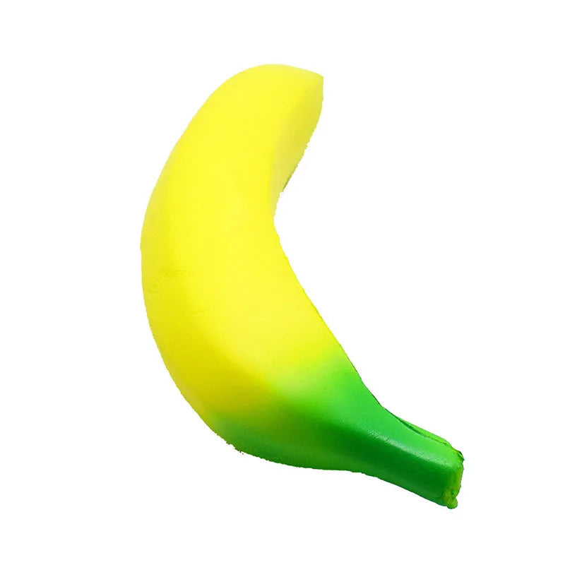 Jumbo Anti-Stress Squishy Banana Toy Slow Rising Squeeze Stress Reliever Funny Fruit Prop for All Ages Funny And Relaxing