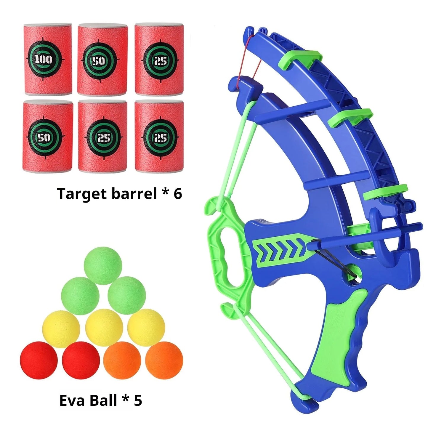 Montessori Educational Sport Game Set - Children's Outdoor Slingshot Target Practice with Sticky Ball Dartboard Basketball Board
