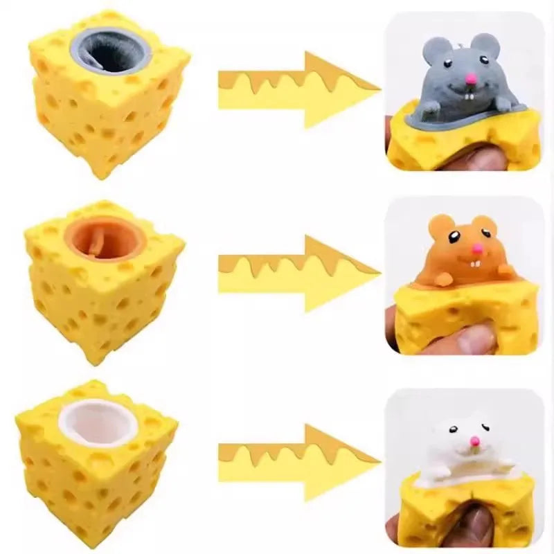 Cheese Cup Fidget Toys Squeeze Cup Stress Relief Stressball