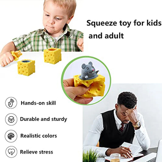 Cheese Cup Fidget Toys Squeeze Cup Stress Relief Stressball
