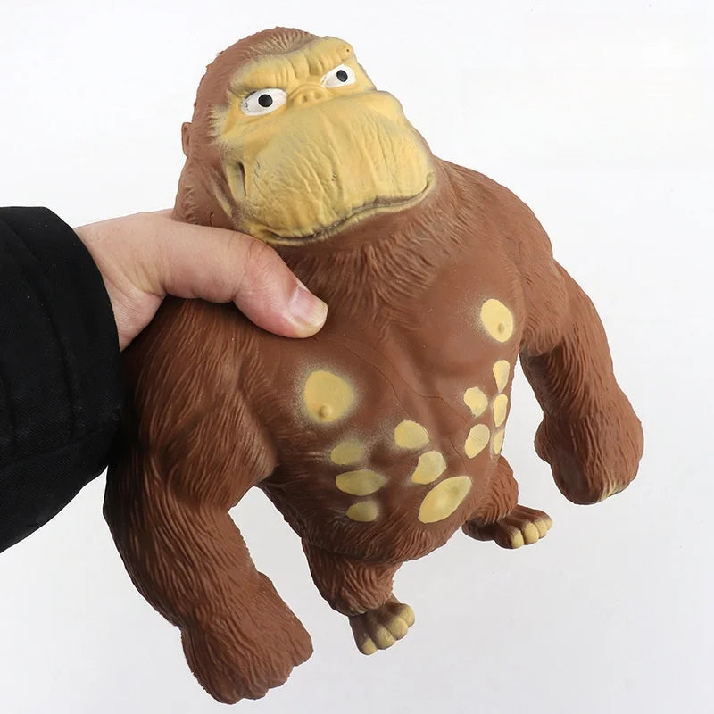 spushy tushy gorilla stress relief punching toy