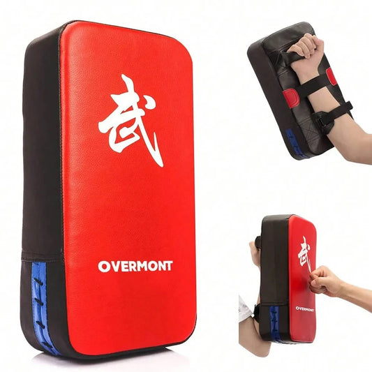 PU Leather Taekwondo Kick Pad with Sand Bag - Fitness Training Striking Target Curved Kick Shield for Boxing And Martial Arts