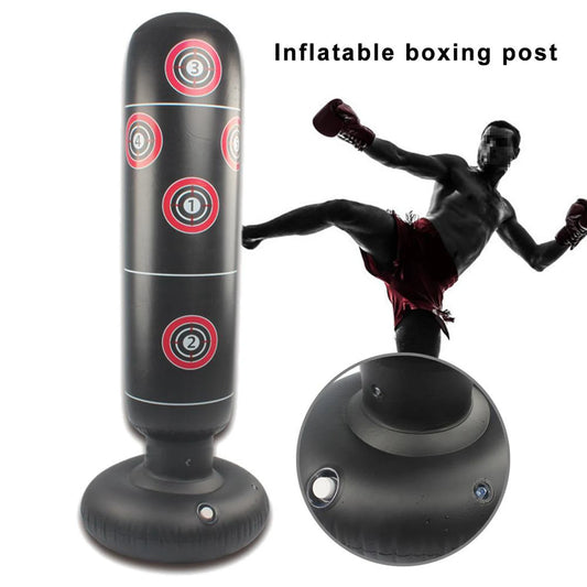 160cm Inflatable Boxing Punching Bag for Kids Sandbag Training Exercising Tool Age >6 Years Mainland China Origin
