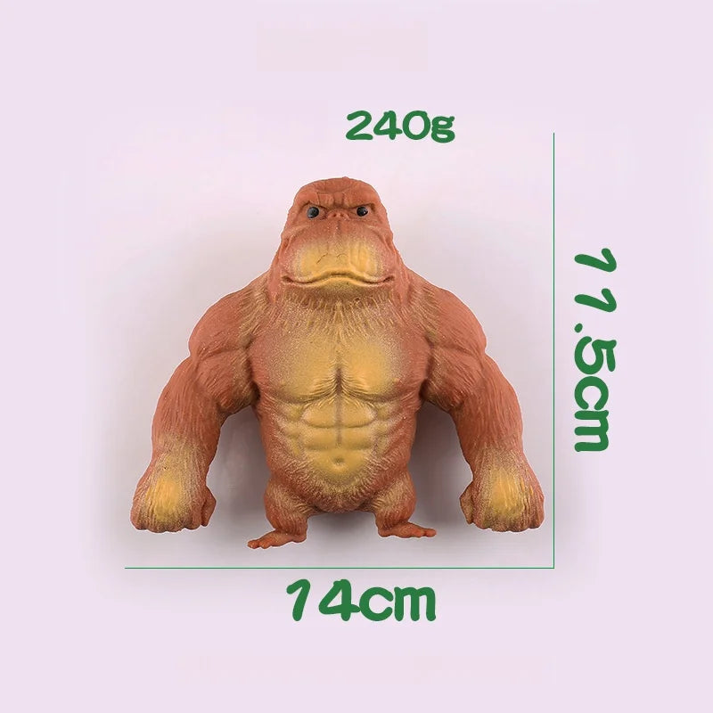 spushy tushy gorilla stress relief punching toy