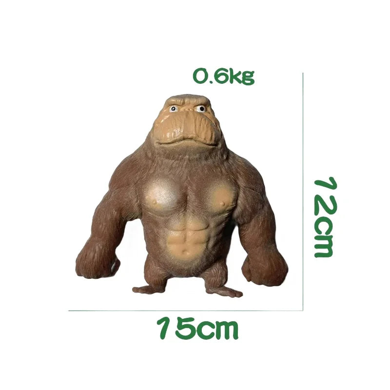 spushy tushy gorilla stress relief punching toy