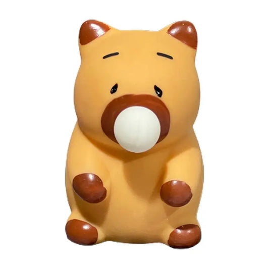 Capybara PVC Pinch Toy Blowing Bubble Sensory Fidget Small Squeeze Ball for Kids Boys Adults - Funny Relax Ball