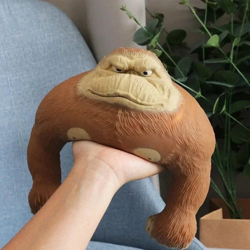 spushy tushy gorilla stress relief punching toy