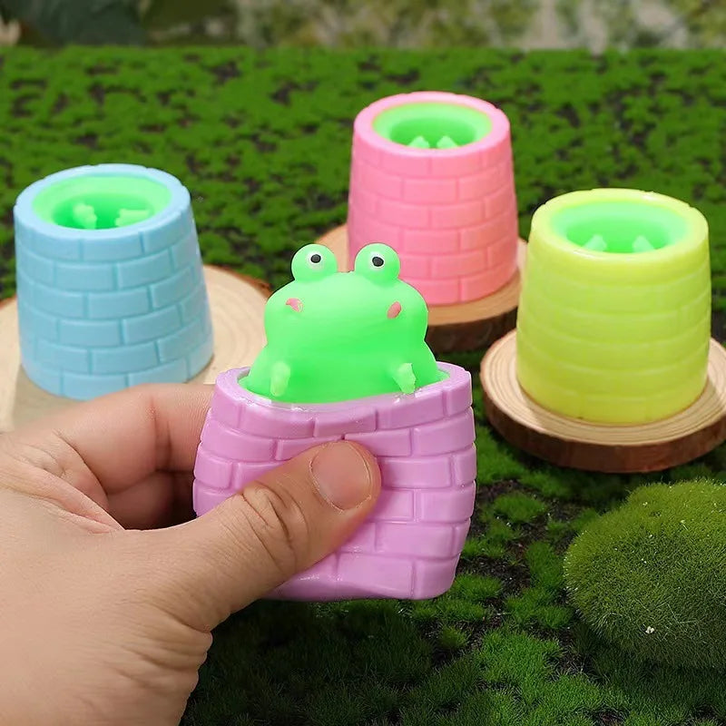 Cheese Cup Fidget Toys Squeeze Cup Stress Relief Stressball
