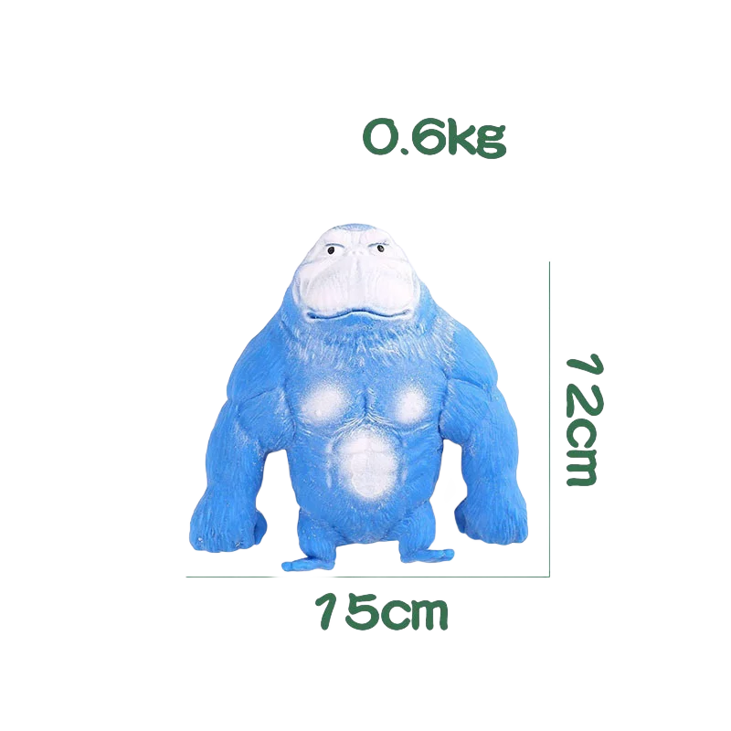 spushy tushy gorilla stress relief punching toy