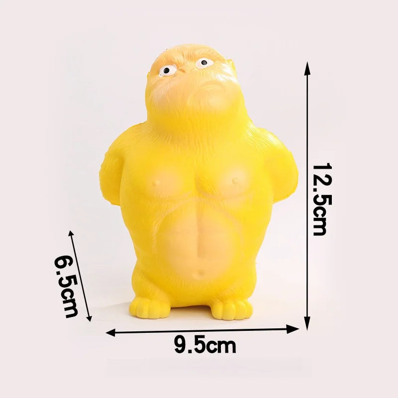 spushy tushy gorilla stress relief punching toy