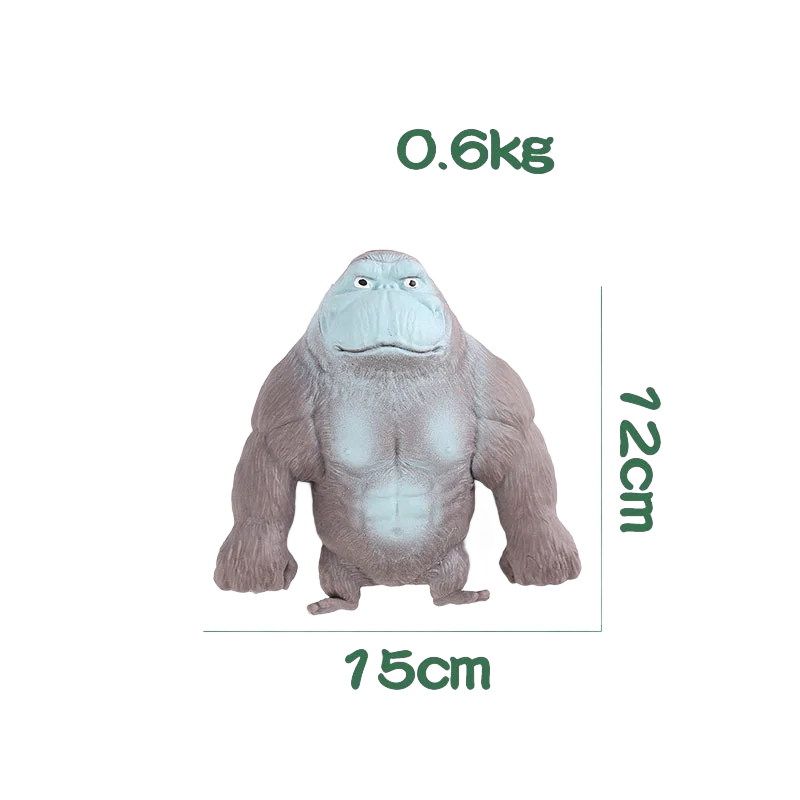 spushy tushy gorilla stress relief punching toy