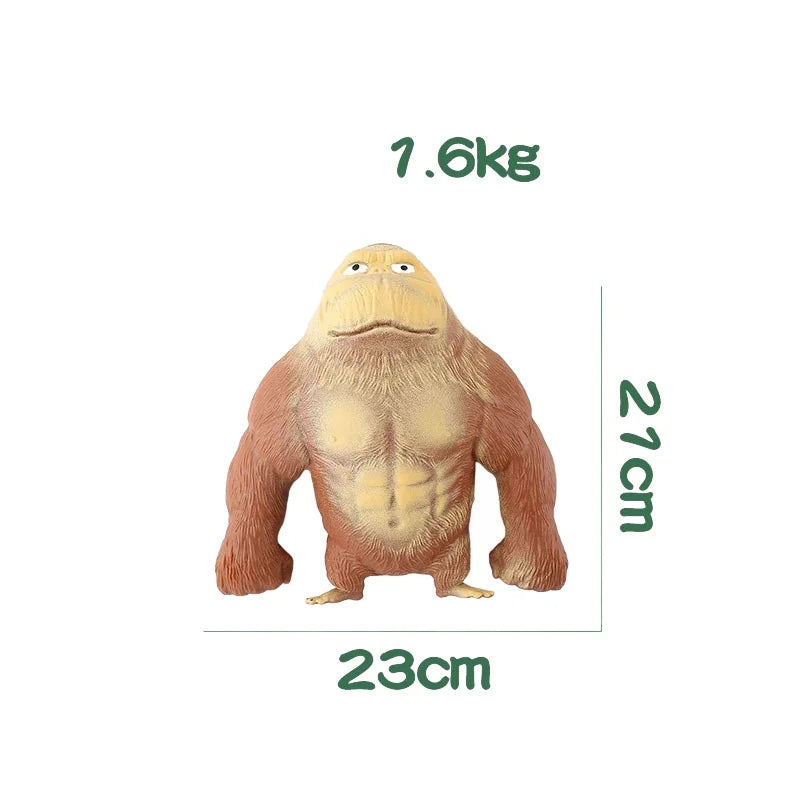 spushy tushy gorilla stress relief punching toy