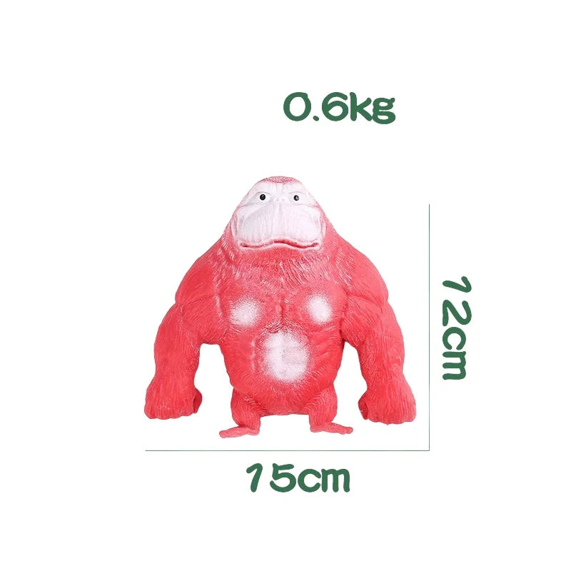 spushy tushy gorilla stress relief punching toy